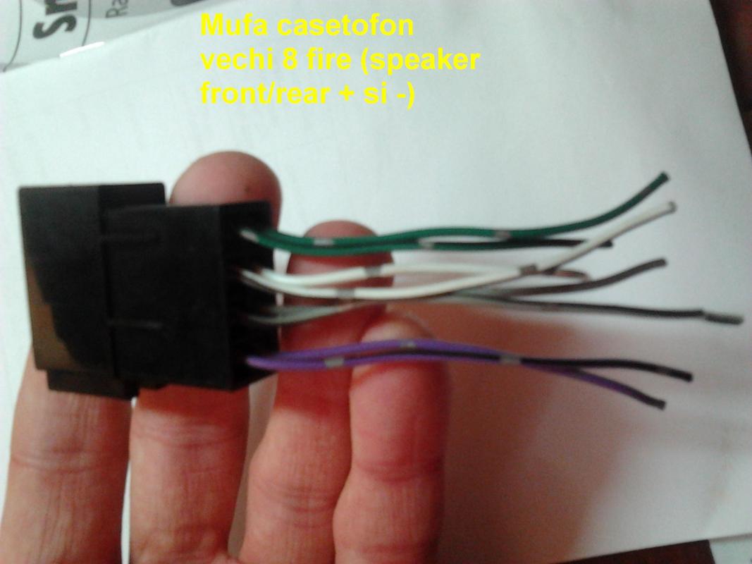 Permanent Monotonous blush Conectare cabluri casetofon - Auto sound - ELFORUM - Forumul electronistilor